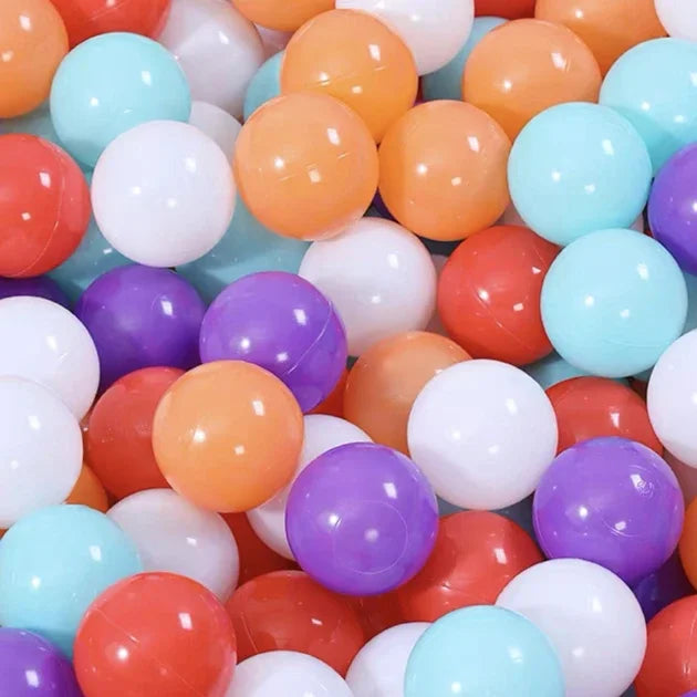 50pcs Colorful Love Star Ocean Balls – Eco-Friendly Plastic Balls for Baby Play Pits & Pools