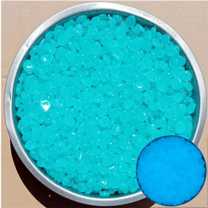 100Pcs Glow-in-the-Dark Garden Pebbles – Luminous Decorative Stones for Pathways, Patios, Aquariums & Landscaping