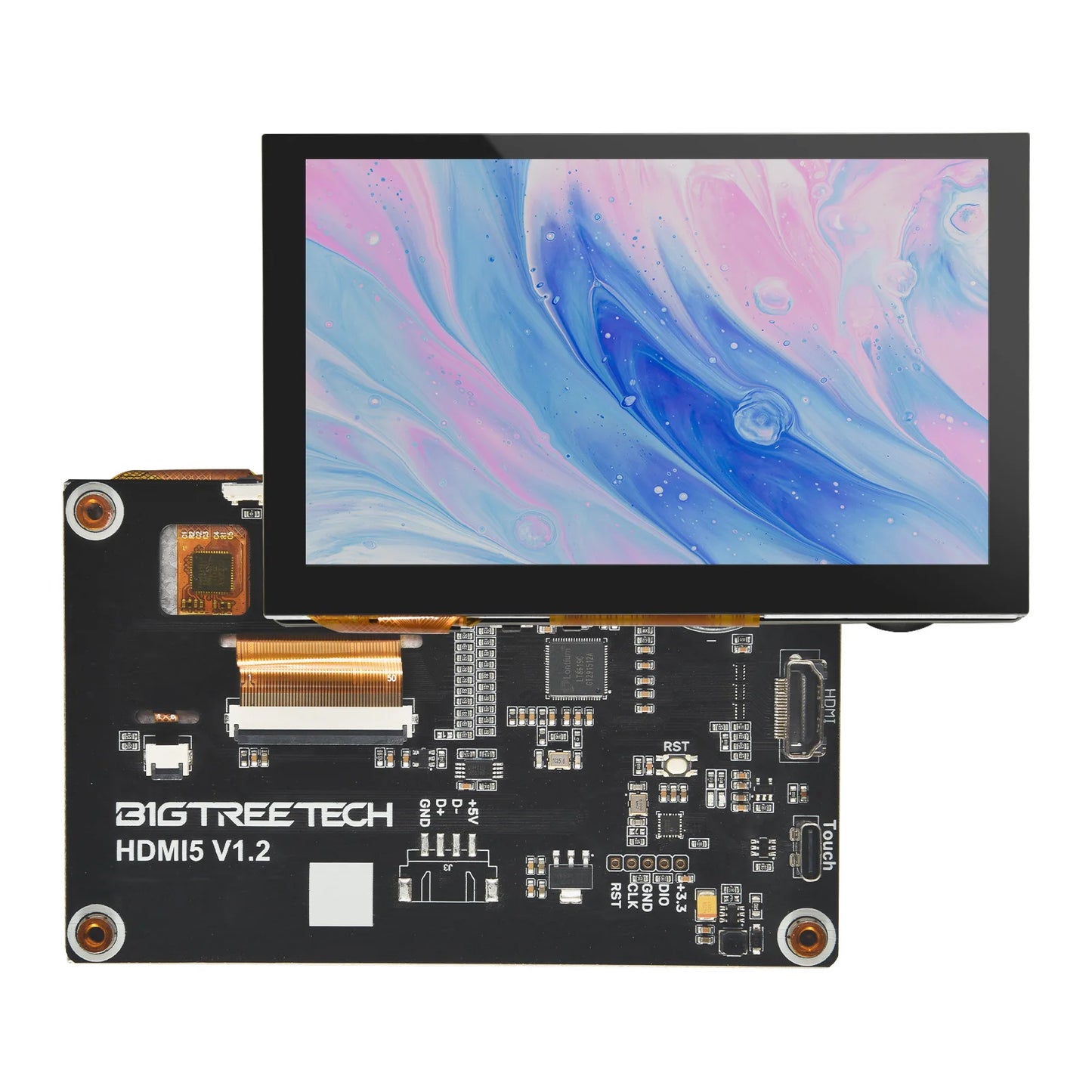 BIGTREETECH HDMI7 V1.2 HDMI5 HDMI Touch Screen 5/7 inch IPS Screen Display 3D Printer Parts For Raspberry Pi 4 Manta M8P Board
