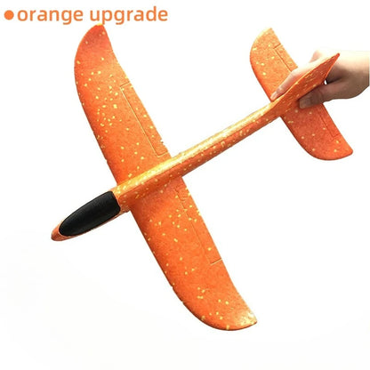 طائرة شراعية كبيرة من الفوم بطول 50 سم - لعبة طائرة يدوية للأطفال مصنوعة من مادة EPP خفيفة الوزن (هدية إطلاق خارجية) 