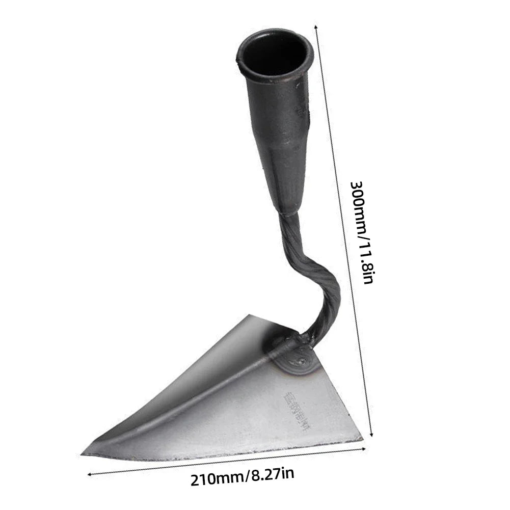 Small Tip Triangle Hoe – Manual Plow for Farming, Soil Loosening & Garden Weeding