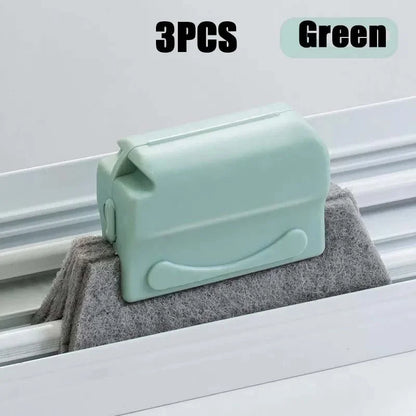 قطعة قماش لتنظيف أخاديد النوافذ، فرشاة تنظيف النوافذ، فرشاة تنظيف فتحات النوافذ، أداة تنظيف فتحات النوافذ 