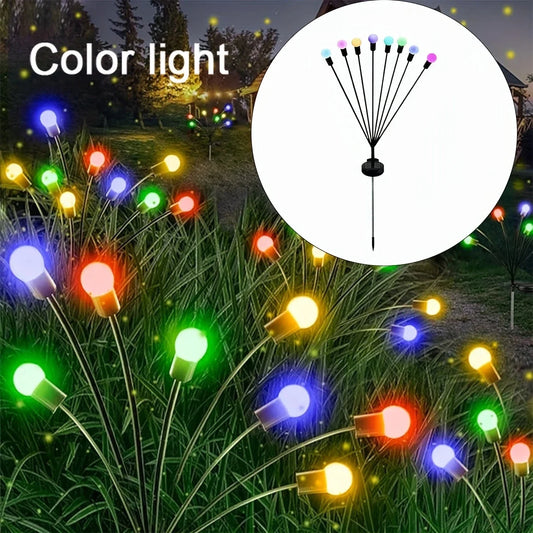 1pc Solar Firefly Lamp: Add A Magical Glow To Your, Or Party For Christmas, Halloween, Thanksgiving Easter gift Halloween Gift