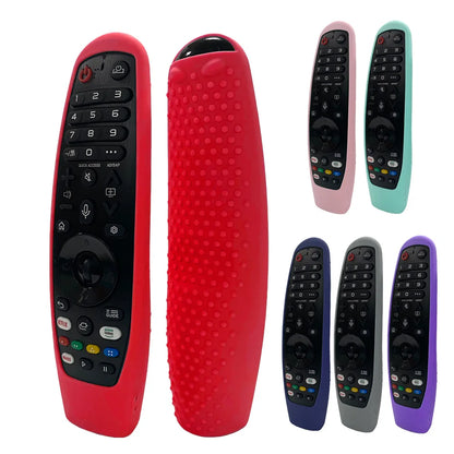 غطاء سيليكون لجهاز التحكم عن بعد السحري MRSVI – غطاء واقٍ لأجهزة التحكم عن بعد لأجهزة تلفزيون LG الذكية (MR600، MR650، MR20GA، إلخ).