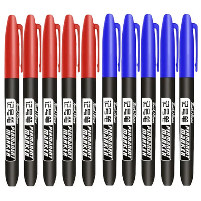 Permanent Marker Pen Drawing Markers Black Blue Red Waterproof Ink Sketch Pens Stationery Art School Supplies For Glass Metal