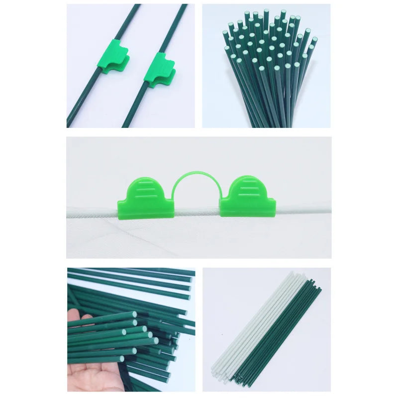 Fiberglass Garden Support Rod – Arch & Shed Frame for Vegetable & Greenhouse Structures