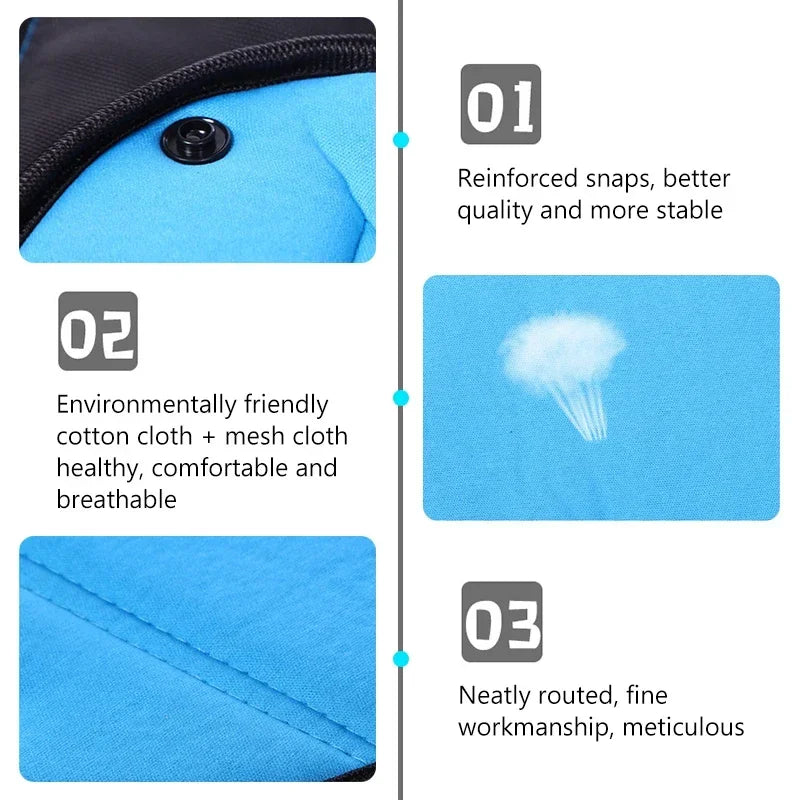 مشبك حزام أمان مثلث قابل للتعديل لمقعد السيارة - وسادة تثبيت حزام الأمان للأطفال