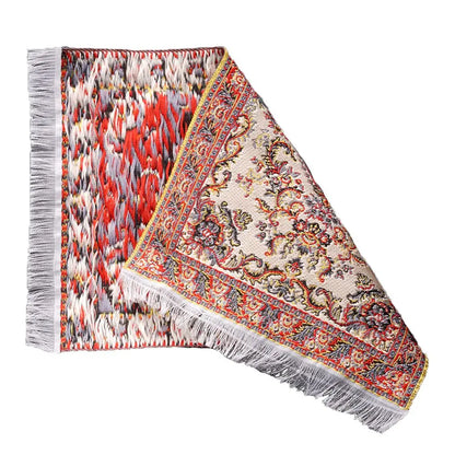 سجادة بيت الدمى على الطراز التركي بمقياس 1:12 - سجادة منسوجة مصغرة لإكسسوارات الدمى وديكور المنزل المصغر