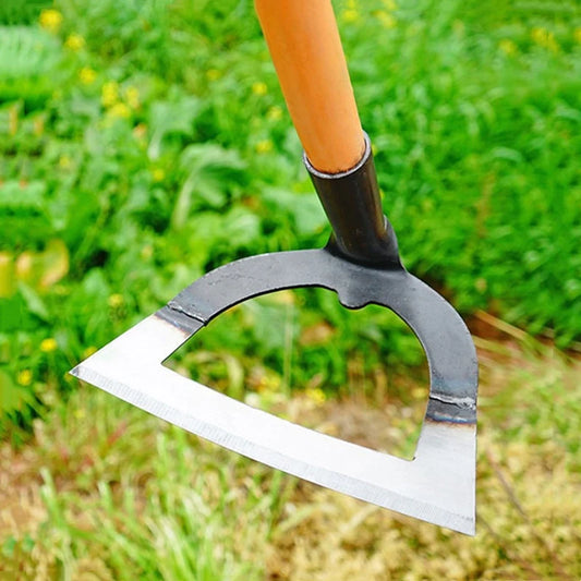 Hollow Steel Weeding Hoe – Labor-Saving Garden Tool for Soil Loosening & Farming