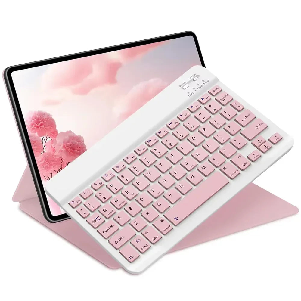 Bluetooth Keyboard for iPad 10th Generation iPad Pro 13 12 11 10 9 8 7 Inch iPad Air 13 11th iPad Mini Samsung Xiaomi Tablets