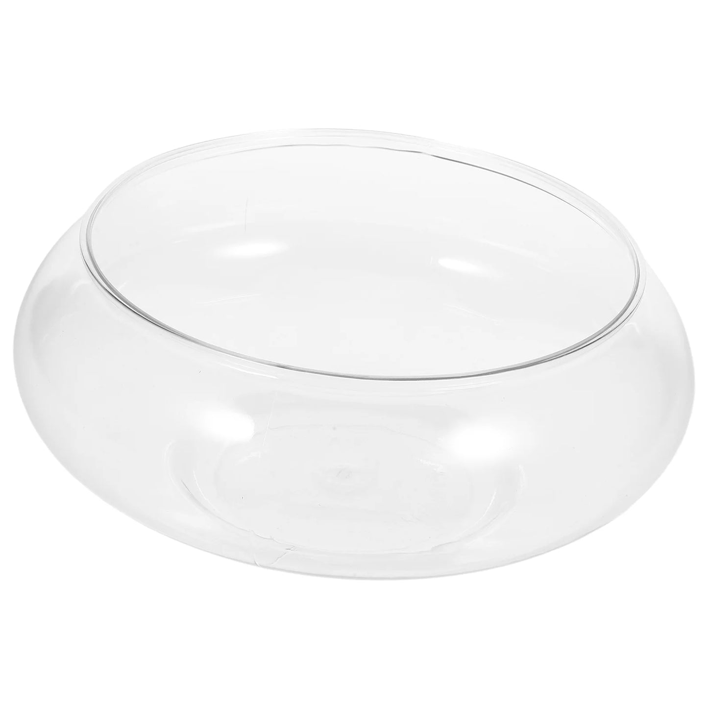 2800ml Transparent Plastic Fish Tank – Desktop Terrarium & Mini Aquarium Bowl