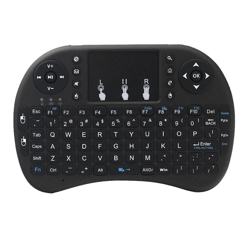 Wireless Mini Keyboard with Touchpad – 2.4G Dual Purpose Keyboard & Mouse for PC, Smart TV, Laptop