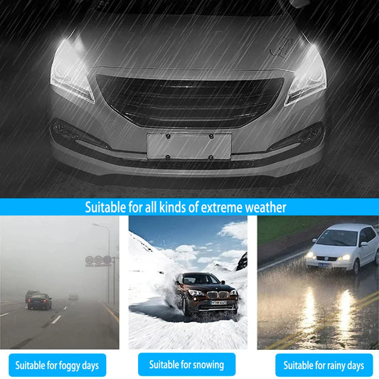 12V LED DRL Car Daytime Running Light Flexible Waterproof Strip Auto Headlights White Turn Signal Brake Flow Lights Car Styling