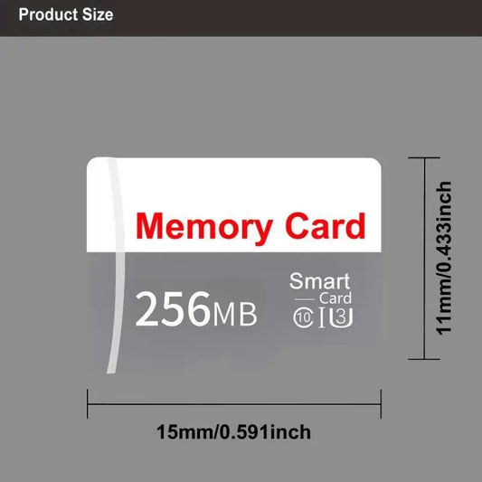 High-Speed TF Memory Card – Small Capacity 64M, 128M, 256M & 512M for CCTV & Camera Class 10
