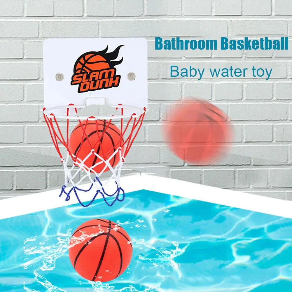 Mini Basketball Hoop for Kids – Indoor Suction Cup Backboard Toy with 2 Balls & Pump