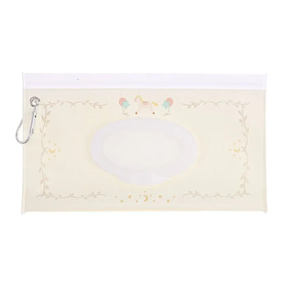 حقيبة مناديل مبللة من مادة EVA - حقيبة محمولة لمناديل الأطفال المبللة مع غطاء قلاب وحافظة بحزام كبس