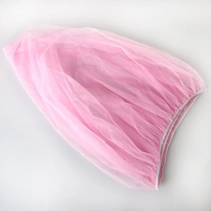 Baby Stroller Mosquito Net Pink Elastic Bug Cover Protects Infant from Bees Wasps Flying Insects Cradle Mesh