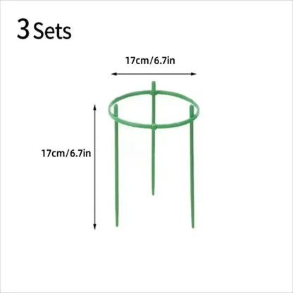 مجموعة من 12 دعامة نباتية نصف دائرية لدعم نباتات التسلق، وقضبان تثبيت نباتات البونساي، وحاملات نباتات الحدائق، وحلقات دعم الزهور. 
