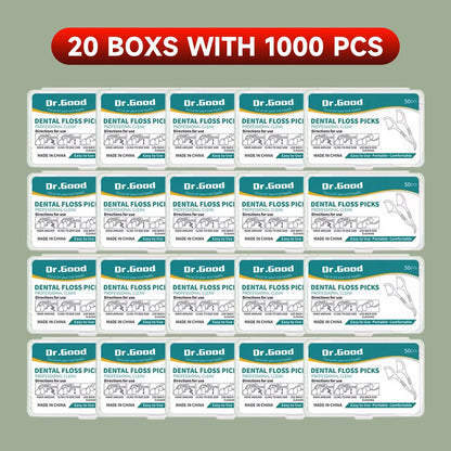 أعواد خيط تنظيف الأسنان - 50/150/300/600/1000 قطعة، أدوات للعناية بالفم من أجل أسنان ولثة صحية
