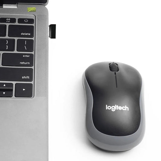 Logitech M185 Wireless Mouse 2.4GHz USB Receiver – 1000DPI Silent Optical Mouse for Windows, Mac, and Chrome OS