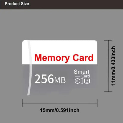 High-Speed TF Memory Card – Small Capacity 64M, 128M, 256M & 512M for CCTV & Camera Class 10