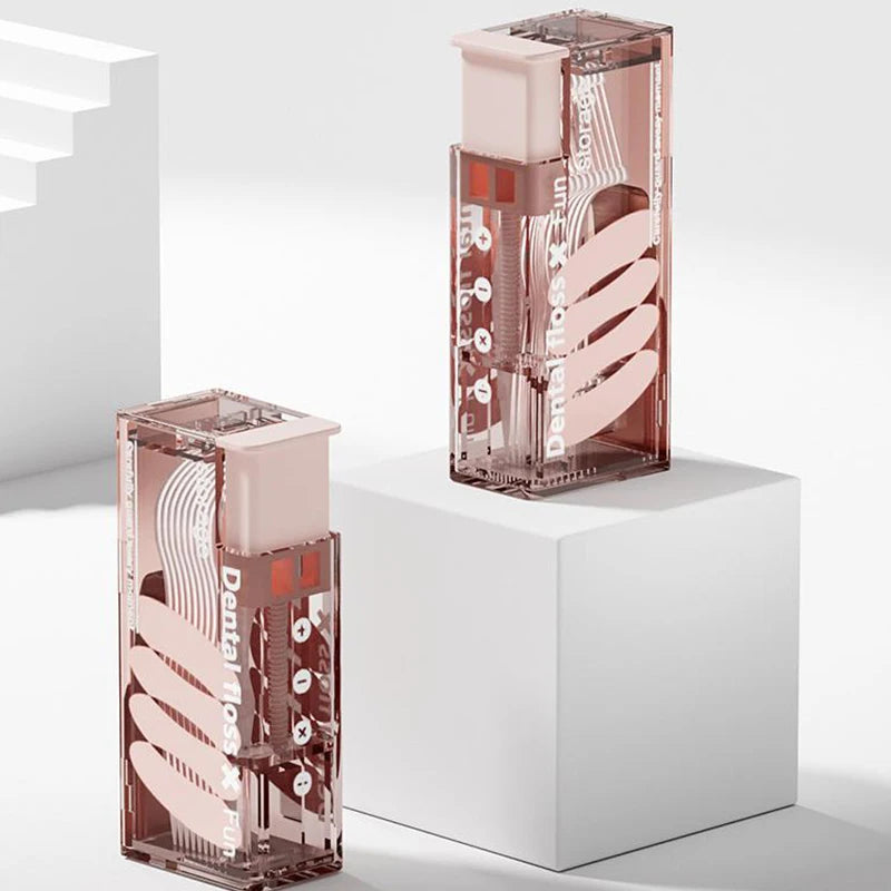 10Pcs/Box Floss Toothpick Set – Portable Reusable Dental Floss with Storage Case for Easy Teeth Cleaning