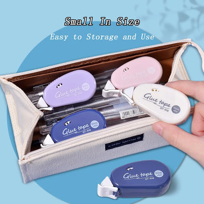 Double-Sided Adhesive Roller – Scrapbook Tape Runner for Crafts, Journaling & School Supplies