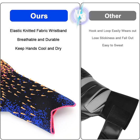 Soccer Goalkeeper Gloves – Anti-Slip Training Gloves for Adults & Children