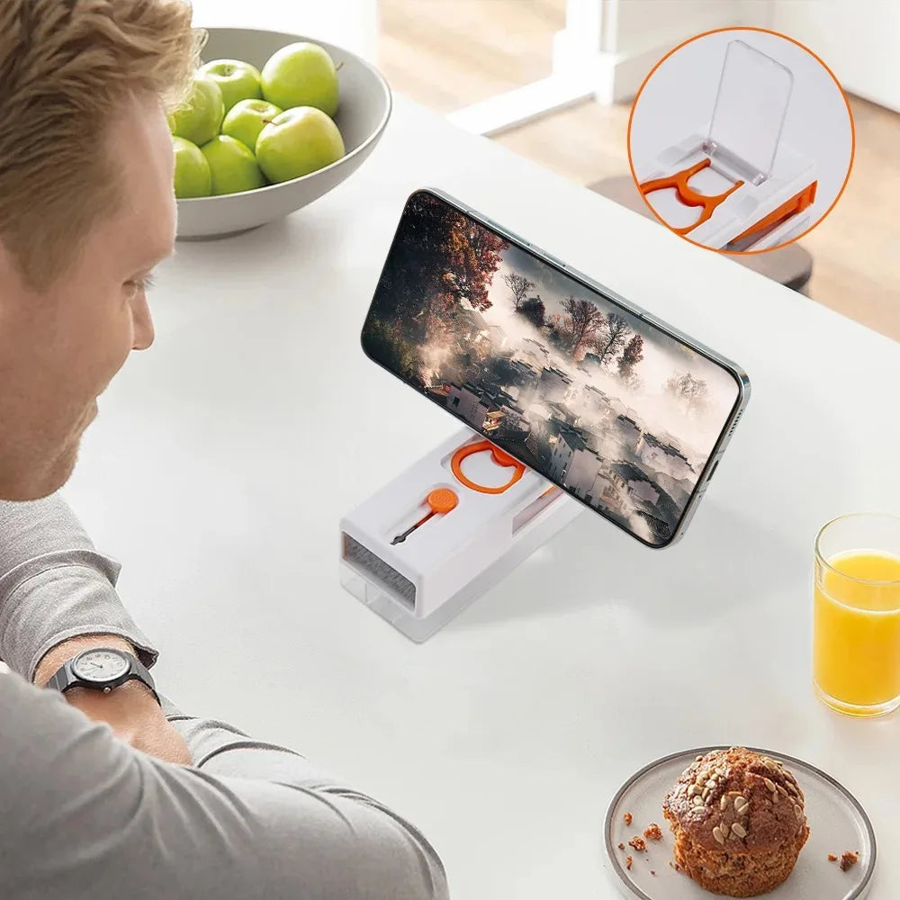 مجموعة تنظيف الكمبيوتر 11 في 1 – منظف سماعات بلوتوث متعدد الوظائف مع أداة سحب أغطية المفاتيح، وفرشاة للكاميرا، وأداة إخراج بطاقة SIM، وحامل للهاتف