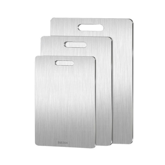 316 Stainless Steel Panel and Chopping Board Kitchen Household Thickened Double Sided Cutting Board Block Kneading Dough Boards