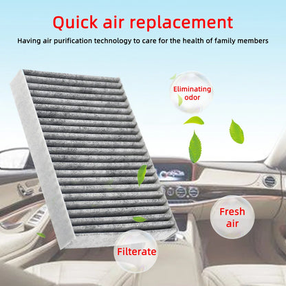 فلتر هواء مقصورة السيارة لسيارة تويوتا RAV4 موديلات 2019-2024، فلاتر سيارات من ألياف الكربون 2019 2020 2021 2022 2023 2024 