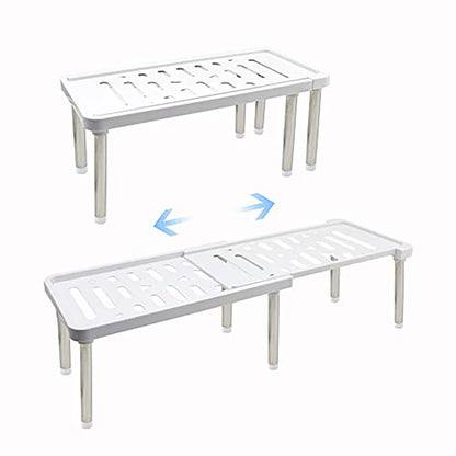 1Pc Retractable Shelf Multifunction Storage Rack – Household Organizer for Kitchen Seasoning Bottles & More