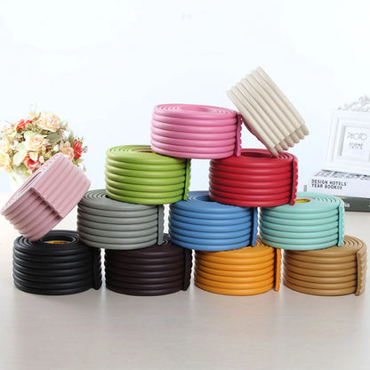 2M Table Edge Guard Furniture Corner Protector Self Adhesive U-Shape Anticollision Strip Child Safety Protection Soft Edge