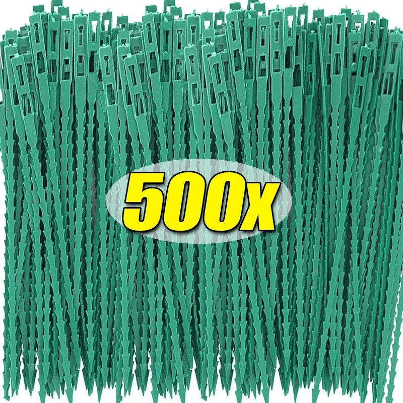 أربطة كابلات قابلة لإعادة الاستخدام للحدائق، تدعم النباتات والكروم والأشجار والشجيرات، مزودة بقفل، مصنوعة من النايلون، قابلة للتعديل، مزودة بسحاب، أدوات تنظيم الكابلات 