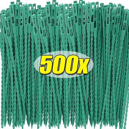 أربطة كابلات قابلة لإعادة الاستخدام للحدائق، تدعم النباتات والكروم والأشجار والشجيرات، مزودة بقفل، مصنوعة من النايلون، قابلة للتعديل، مزودة بسحاب، أدوات تنظيم الكابلات 