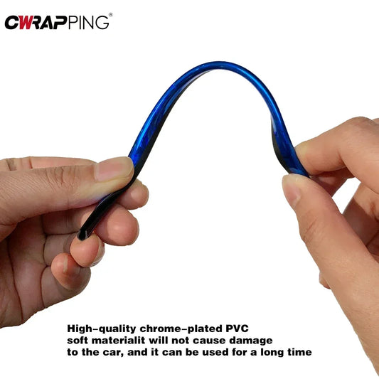 10Pcs Colorful Car Air Conditioner Vent Decoration Strips – Chrome PVC Auto Interior Grille Trim for Stylish Car Styling