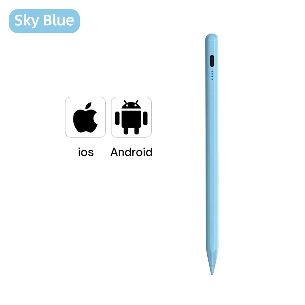 قلم Apple Pencil 2025 لأجهزة iPad 11 و13 وM2 وM3 وPro 13 و11 وM4 وAir من الجيل 5 و6 و7 و8 و9 و10 وAir من الجيل 3 و4 و5 و6، تثبيت مغناطيسي تلقائي، شحن سريع 