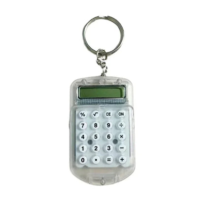 Portable Cute Mini Flip Calculator Pendant – Creative Cartoon Keychain Pocket Calculator for School & Office Supplies Gifts