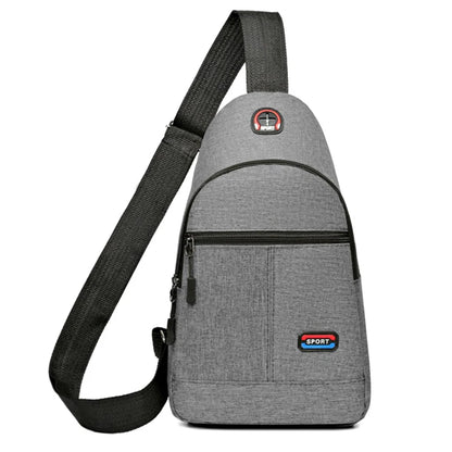 حقيبة صدر رجالية، حقيبة كتف واحدة، حقيبة كروس بودي، سعة كبيرة، مناسبة للرياضات الخارجية والترفيه، حقيبة كتف صغيرة أنيقة ذات سعة كبيرة 