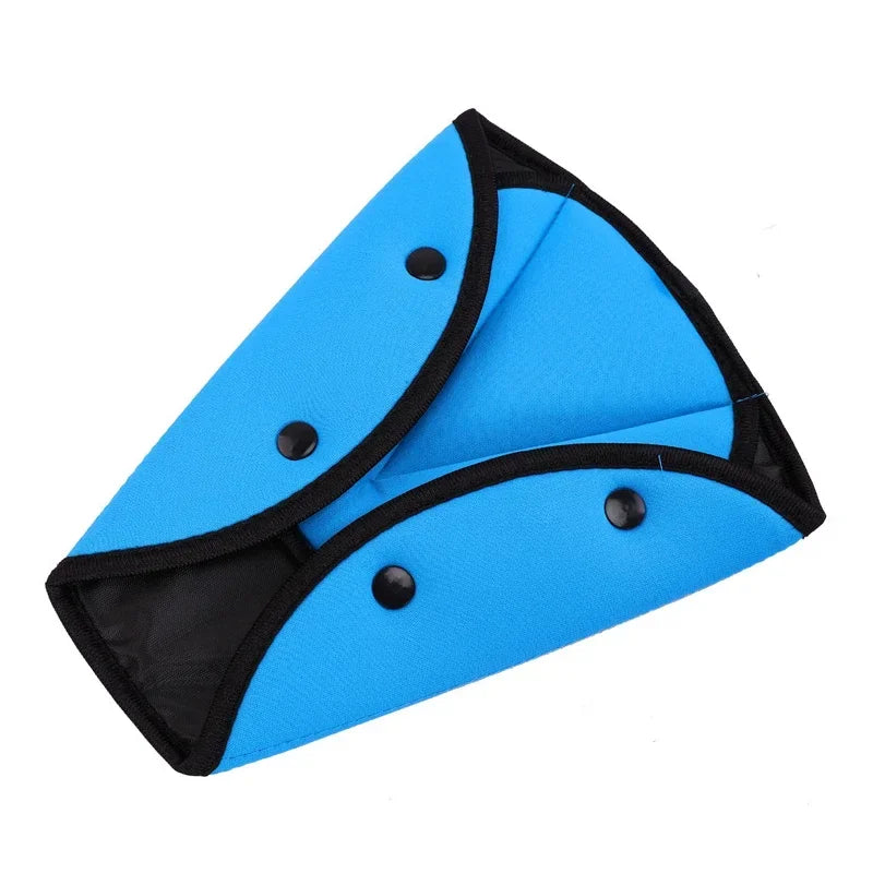 مشبك حزام أمان مثلث قابل للتعديل لمقعد السيارة - وسادة تثبيت حزام الأمان للأطفال