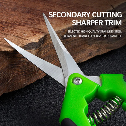 AIRAJ 7-Inch Pruning Scissors – Garden Shears for Bonsai, Fruit, and Weeds