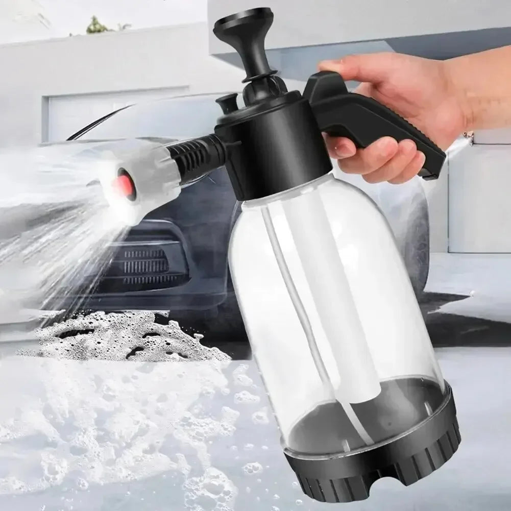 Handheld Pneumatic Foam Spray Can – Multi-Use Pressure Washer for Cars, Gardens & Home Cleaning