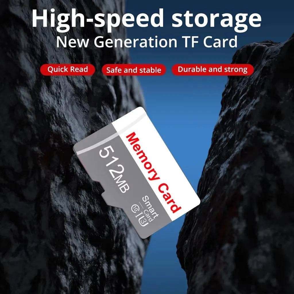 High-Speed TF Memory Card – Small Capacity 64M, 128M, 256M & 512M for CCTV & Camera Class 10