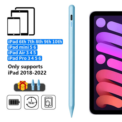 قلم Apple Pencil 2025 لأجهزة iPad 11 و13 وM2 وM3 وPro 13 و11 وM4 وAir من الجيل 5 و6 و7 و8 و9 و10 وAir من الجيل 3 و4 و5 و6، تثبيت مغناطيسي تلقائي، شحن سريع 