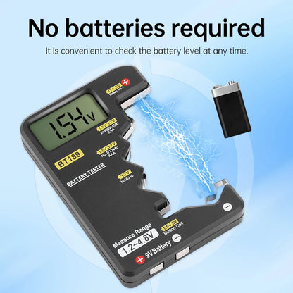 ANENG BT189 Battery Tester 9V AAAAA Button Cell Universal Household LCD Digital Display Battery Tester Power Bank Detector