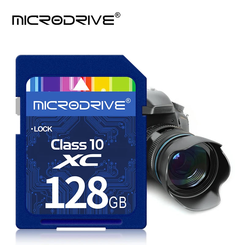 High-Speed Class 10 SD Card – 16GB, 32GB, 64GB, 128GB, 256GB Memory Card for Digital Cameras & Camcorders
