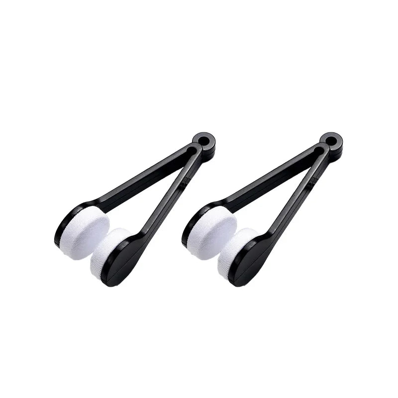 فرشاة تنظيف النظارات المصنوعة من الألياف الدقيقة - منظف عدسات محمول للنظارات والنظارات الشمسية والاستخدام أثناء السفر