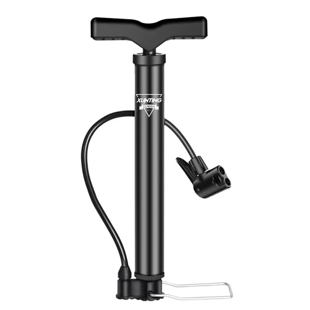 Mini Bike Pump with 140PSI Max – Portable Steel Bicycle & Ball Inflator