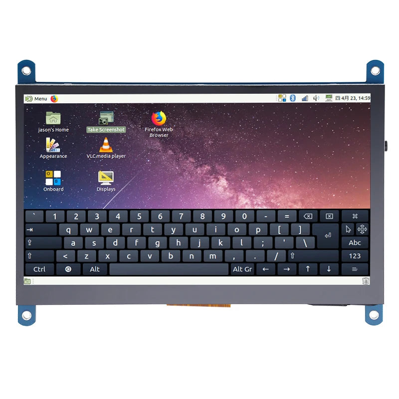 New 7 Inch IPS TFT LCD Display Touch Screen Monitor 1024*600 RGB Pixels USB HDMI-compatible for Raspberry Pi 4B 3B+ AIDA64