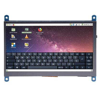 New 7 Inch IPS TFT LCD Display Touch Screen Monitor 1024*600 RGB Pixels USB HDMI-compatible for Raspberry Pi 4B 3B+ AIDA64